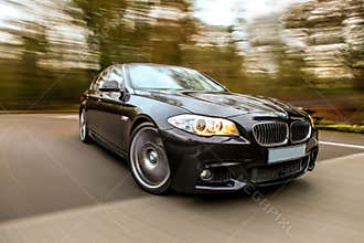 Black Luxury car