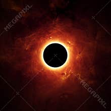 Full eclipse, black hole