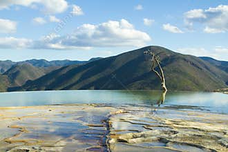 Hierve el agua in oaxaca state, mexico