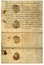 Old used stained paper background calligraphic handwriting