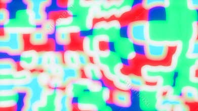 Bright colored spots. Design. Multi-colored pieces of paint made in 3d format.