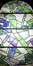 Colored stained glass