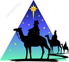 Three Wisemen Silhouette/eps
