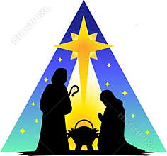 Holy Family Silhouette/eps