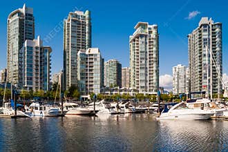 Yaletown residential buildings, Vancouver, Canada