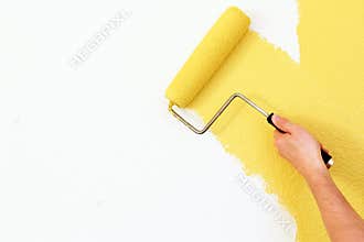 Painting a wall