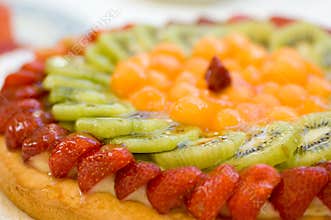 Fruit cake dessert