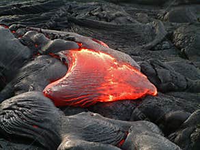 Hawaii lava flow