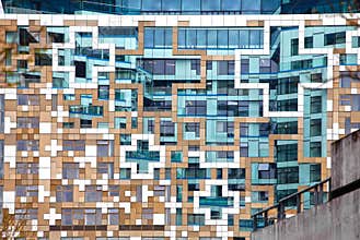 Modern contemporary architecture facade