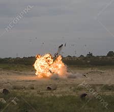 Moment of explosion