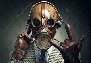 Gas mask rock