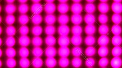 Flashing pink lights