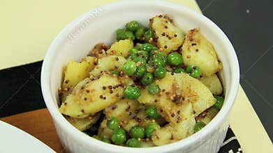 Serving Indian Curry