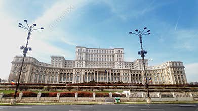 Palace Of The Parliament, Bucharest capital city of Romania