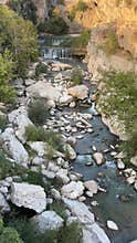 Stream flows in the valley