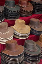 Original & rustic hand made leather hats, Australia
