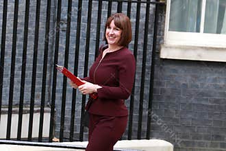 Politicians in Downing Street in London.