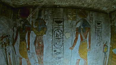 ancient color egypt images on wall
