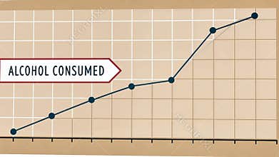 Alcohol Consumption Point An arrow pointing to a time point marked Alcohol Consumed at the 0hour mark clearly showing