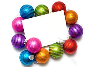 Christmas ball Note-Card
