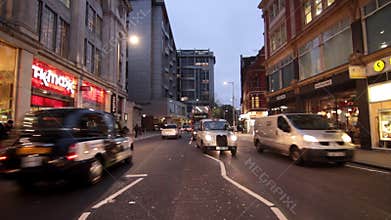 Busy traffic in London