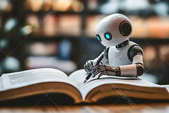 Exploring Robot Writing in a Book The Role of AI in Language Learning and Education