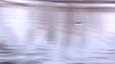 Falling drop of water