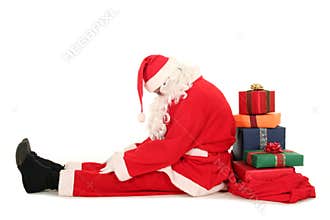 Tired Santa Claus