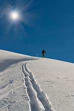 Climb ski alpinism