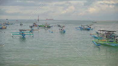 Badung, Bali, Indonesia - April 21, 2026: Balinese Fishermen