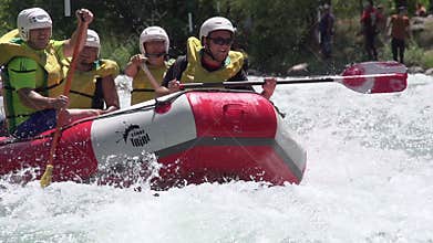 Team Rafters in Motion