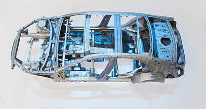 Car body frame part