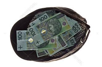 Money in cap