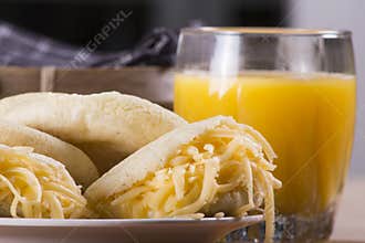 Arepas meal