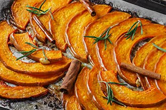 Baked pumpkin