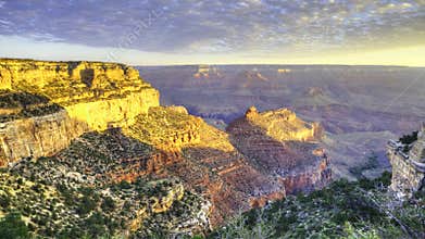4K UltraHD Timelapse of sunrise at the Grand Canyon