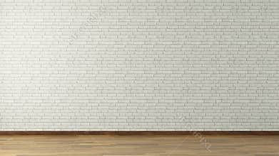 White brick wall