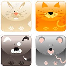 Farm animals - icon set 2