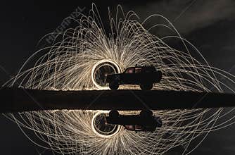 Example of long exposure photography
