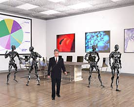 Business Office, Technology, Robots, Sales