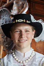 Danish woman in costume