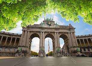 The Triumphal Arch in Brussels