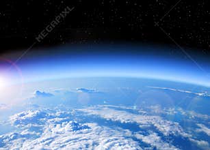 View of Earth from space