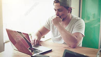 Creative teamwork workflow in agency / office