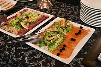 Catering food platters