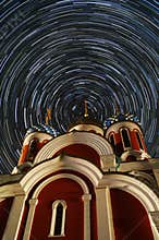 Orthodox Church of St. George - the town of Medyn, Kaluga region in Russia.
