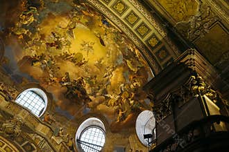 VIENNA, AUSTRIA - MARCH 12: Austrian National Library admire the