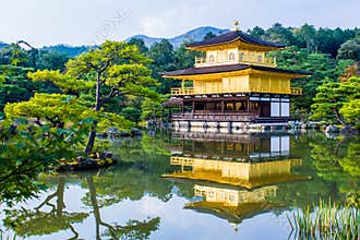 Kinkaku-ji, The Golden Pavilion in Kyoto, Japan