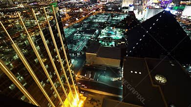 The golden front of Mandalay Bay and Delano Las Vegas - City of Las Vegas Nevada/USA