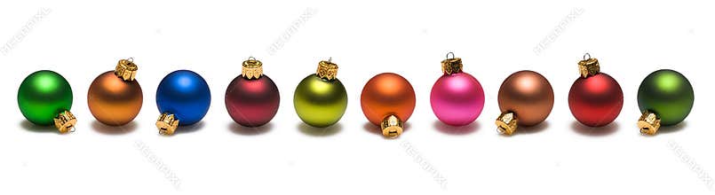Christmas Balls Border